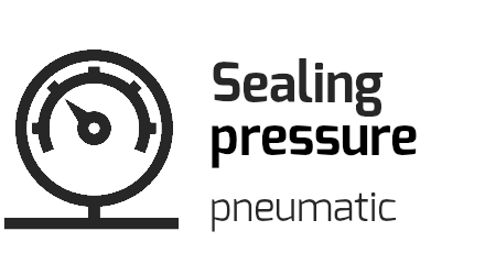 Pression d'étanchéité : pneumatique